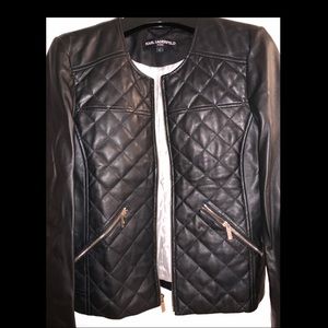 karl lagerfeld Leather Jacket for women
